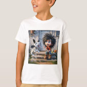 おもしろいよくはしゃぐとキッズTシャツ Tシャツ (正面)