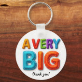 おもしろいよくはしゃぐとサンキューカード感じ文字 キーホルダー (裏面)