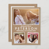 おもしろいよくはしゃぐと結婚発表 – Craft 案内ポストカード (正面/裏面)