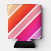 おもしろいよくはしゃぐアストライプのルモダン・モノグラム 缶クーラー (裏面)