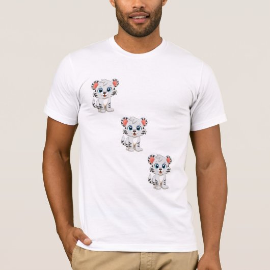 おもしろいよくはしゃぐ&キッズコットンTシャツ Tシャツ (正面)