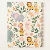 おもしろいよくはしゃぐ&ジャングル動物新学期キッズ プランナー手帳 (裏面)