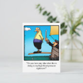 「おもしろいよ感じり」ユーモアのはがき ポストカード (スタンド正面)