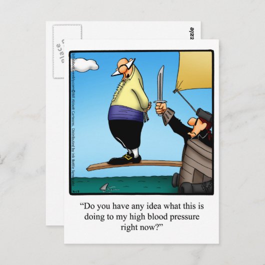 「おもしろいよ感じり」ユーモアのはがき ポストカード (正面/裏面)