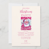 おもしろいよ、ブラフ メリークリスマス 招待状 (正面)