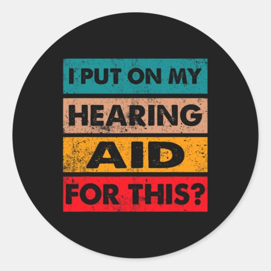 おもしろいろうプライド認識度手話Aiを聞く ラウンドシール (正面)