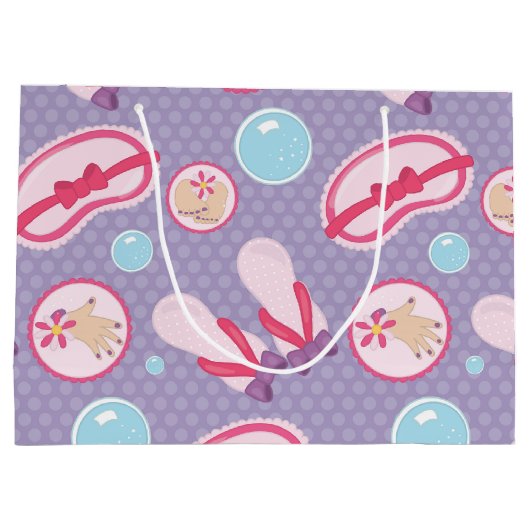 おもしろいをテーマにしたスパパーティー大規模抱き枕 ラージペーパーバッグ (裏面)