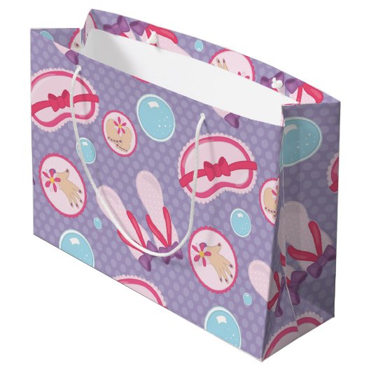 おもしろいをテーマにしたスパパーティー大規模抱き枕 ラージペーパーバッグ (裏面アングル)