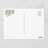 おもしろいをヴィンテージ回転木馬はがきに配置 ポストカード (裏面)