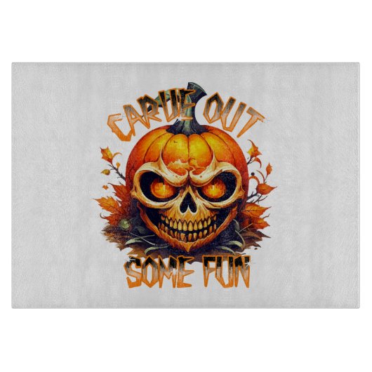 おもしろいを彫る カッティングボード (正面)