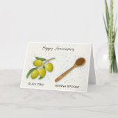 おもしろいを愛する人のための料理記念日カード カード (正面)