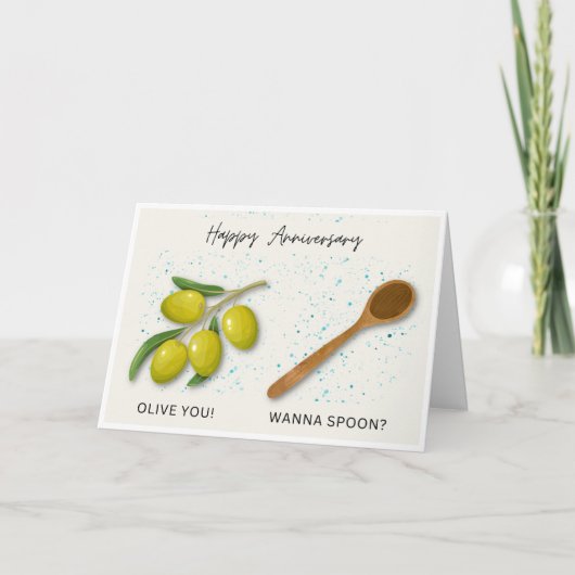 おもしろいを愛する人のための料理記念日カード カード (正面)