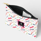 おもしろいを愛する母の化粧品 アクセサリーポーチ (見開き)