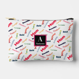 おもしろいを愛する母の化粧品 アクセサリーポーチ