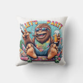 おもしろいを愛す祝るゴリラのスケートボード クッション (裏面)