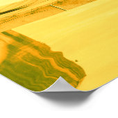 おもしろいを持つ遊子供とそのビーチ ポスター (角)