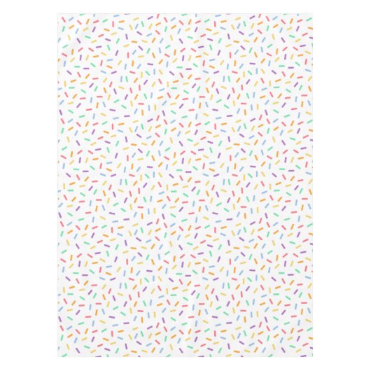 おもしろいを振りかけるパーティータイルのテーブルクロス テーブルクロス (正面)