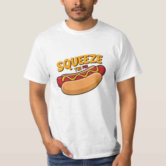 おもしろいを絞る Tシャツ (正面)