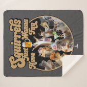 おもしろいを食べたいリス シェルパブランケット (正面(横))