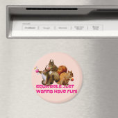 おもしろいを食べたいリス マグネット (インサイチュ (食洗機))