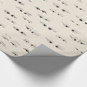 おもしろいアイインクスケッチ素晴らしアートパタガーリーーン ラッピングペーパー (角)