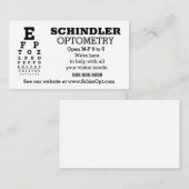 おもしろいアイカートオプティシャン 名刺 (正面/裏面)