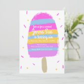 おもしろいアイスクリームハンドドローパーティーパインタリー誕生日 (スタンド正面)