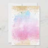 おもしろいアイスクリームパーティー誕生日招待 招待状 (裏面)