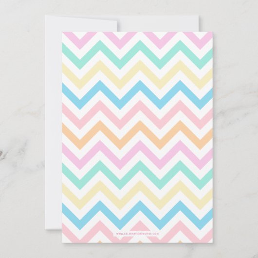 おもしろいアイスクリームパーティー誕生日招待 招待状 (裏面)