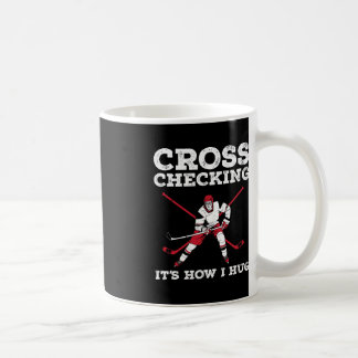 おもしろいアイスホッケー男性へアート女子アイスホッケー恋人 コーヒーマグカップ