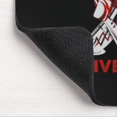 おもしろいアイスホッケー – 5つの穴を閉じる マウスパッド (コーナー)