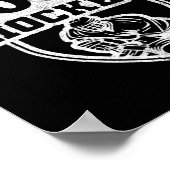 おもしろいアイスホッケー – Team Goon Captain ポスター (角)