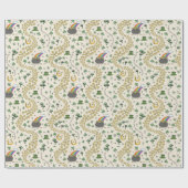 おもしろいアイルランドSt patricks dayレプレシャンロックラック ラッピングペーパー (フラット)