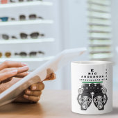 おもしろいアイ気にプロフェッショナル ジャンボコーヒーマグカップ