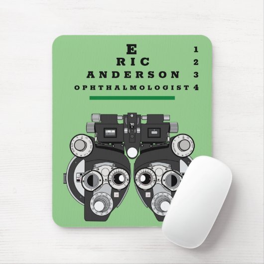 おもしろいアイ気にプロフェッショナル マウスパッド (マウス)