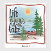おもしろいアウトドアは湖のインスピリシティでより良い シール (シート)