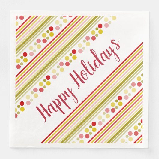 おもしろいアクセント付ストライプき水玉模様 (正面)