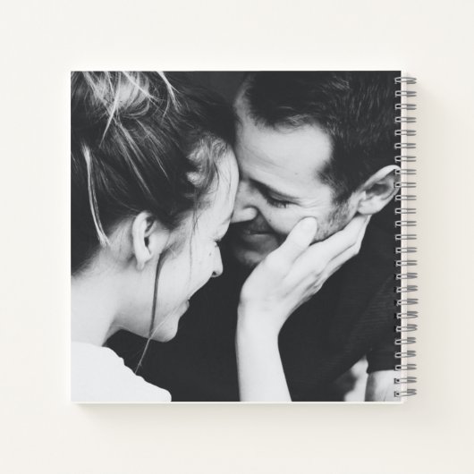 おもしろいアコースティックギターダイヤ結婚ズフォトズゲスト ノートブック (裏面)