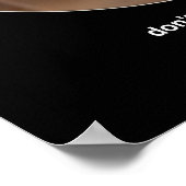 おもしろいアドバイスが不機嫌を取得しない ポスター (角)