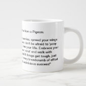 おもしろいアドバイス ジャンボコーヒーマグカップ (右)