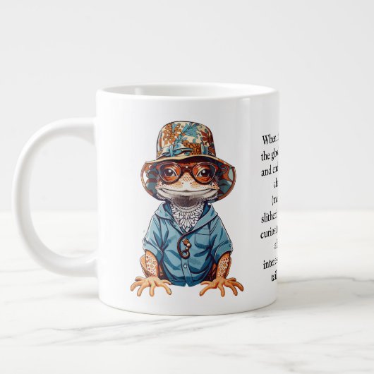 おもしろいアドバイス ジャンボコーヒーマグカップ (左)