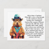 おもしろいアドバイス ポストカード (正面/裏面)