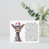 おもしろいアドバイス ポストカード (スタンド正面)