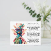 おもしろいアドバイス ポストカード (スタンド正面)