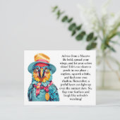 おもしろいアドバイス ポストカード (スタンド正面)