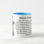 おもしろいアドバイス マグカップ (中央)