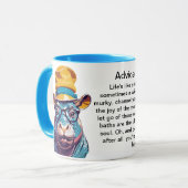 おもしろいアドバイス マグカップ (正面左)