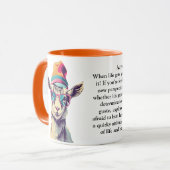 おもしろいアドバイス マグカップ (正面左)