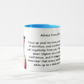 おもしろいアドバイス マグカップ (中央)