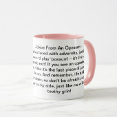 おもしろいアドバイス マグカップ (正面右)